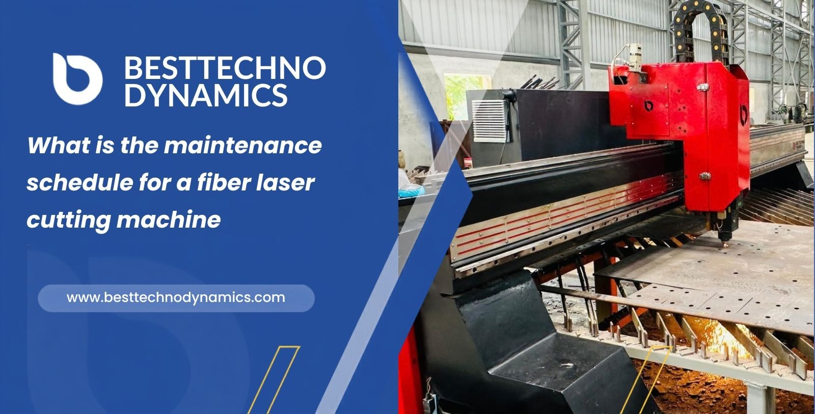 What is the maintenance schedule for a fiber laser cutting machine?